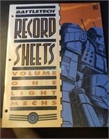 BattleTech - Record Sheets - Vol 1 Light 'Mechs
