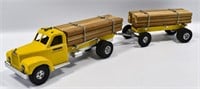 Smith Miller B Mack Lumber Truck w/ Pup Trailer