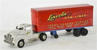 Original Canadian Lincoln Van Line Truck & Trailer