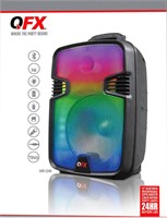 QFX 12” Rechargeable Bluetooth Speaker
