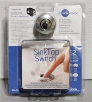(BK) Sink Top Switch Insinkerator Dual Outlet No.