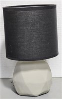 (BK) Pottery Desk Lamp Single Bulb 10.5" H Model: