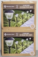 (BK) Member's Mark LED Solar Path Lights