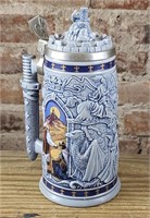 Beer Stein: Knights Of The Realm, porcelain.