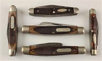 Pocket Knives (5) Two Schrade "Old Timer"