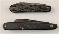 Pocket Knives, Schrade (2) Early Geo. Schrade