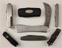 Pocket Knives (7) Incl. a ss Craftsman.