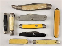 Pocket Knives (7) Assorted makers incl Queen Steel