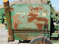 Vintage John Deere combine