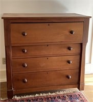 Antique Cherry Wood Chest of Drawers