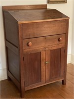 Primitive Wooden Clerk's Desk / Cabinet