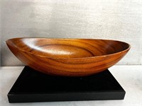Mid century modern BLAIR Signed wood bowl