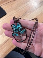 4PK Zodaca Fatima Turquoise Chakra Necklaces