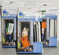 (BK) Fenestrelle Magnetic Screen Door Fits Up To
