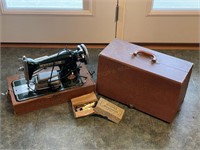 Antique Premier Sewing Machine w/Case