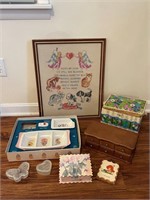 Sewing Box-Jewelry Boxes-Sign-Children's Dishes