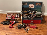 Tool Chest Full of Tools-Vise-Drill-More