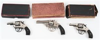 LOT OF 3: VINTAGE DOUBLE ACTION REVOLVERS