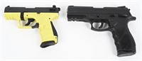 LOT OF 2: TAURUS TH9 AND WALTHER P22 SEMI AUTO
