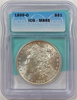 1899-O Morgan Silver Dollar ICG MS-65