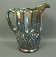 M'Burg Green Feather & Heart Water Pitcher
