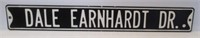 Dale Earnhardt Dr. metal sign. Measures 42" W x
