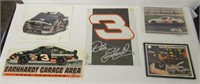 (5) Dale Earnhardt signs and pictures. Largest
