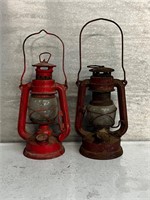 Red Swallow Brand Lantern & red lantern