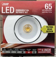 Box of FEIT LED Dimmable 4in Retrofit Kit