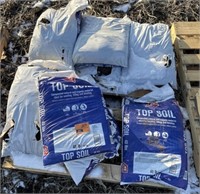 Ace topsoil — 40 pound bags.  9 bags some