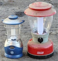GE & Coleman Lanterns Battery Operated 10" & 13"