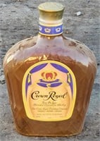 Crown Royal Whiskey Plastic Bottle 18" Tall