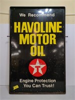 DST Havoline Motor Oil Texaco Sign