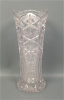 M'Burg Crystal Ohio Star Sun Purpled Vase