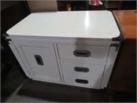SOLID WOOD PAINTED 3DWR, 1 DR CABINET