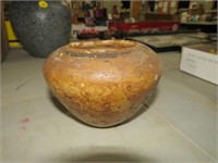 3 1/2" TALL PAINTED POT