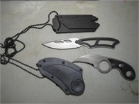 SMITH & WESSON FIXED BLADE KNIVES W/ SHEATHS
