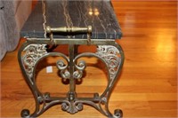 Cast Iron Bottom w/ Marble Top