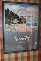 "Monet" picture & Frame