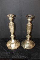2 - Tin Candle Holders