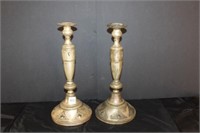 2 - Tin Candle Holders