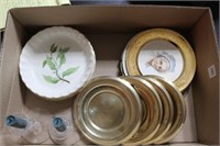 Rare Broggi Milano Gilded Plates