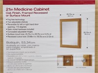 (BK) Framed Medicine Cabinet Home Decorators