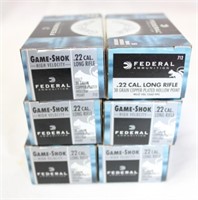 Federal 22LR Ammo, 500 rounds