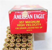 American Eagle .357 Magnum Ammo, 34 rounds