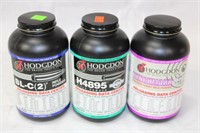 3 Bottles of Hodgdon Rifle Powder (new bottles)