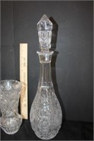 Pattern Glass Decanter MORE