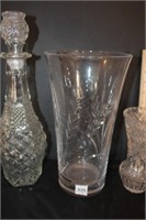 Pattern Glass Decanter MORE