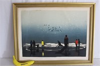"The Sea Birds' Cry" Silkscreen by Elton Bennett