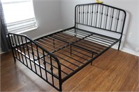 Full Size Black Metal Bed Frame